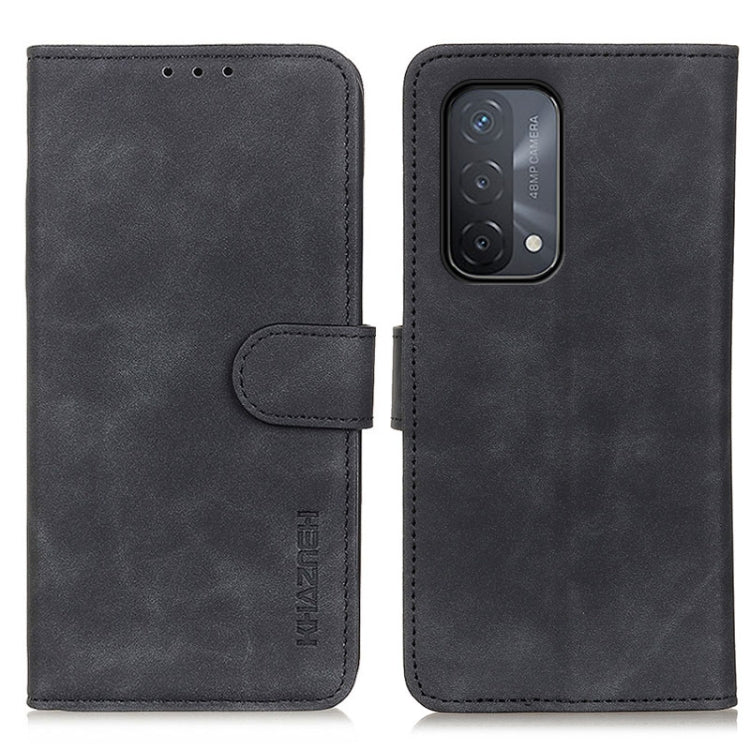 KHAZNEH Retro Texture PU + TPU Horizontal Flip Leather Case with Holder &amp; Card Slots &amp; Wallet, For OnePlus 9R, For OPPO A54 4G, For OPPO A93 5G / A54 5G / A74 5G, For OPPO Realme 8 / 8 Pro