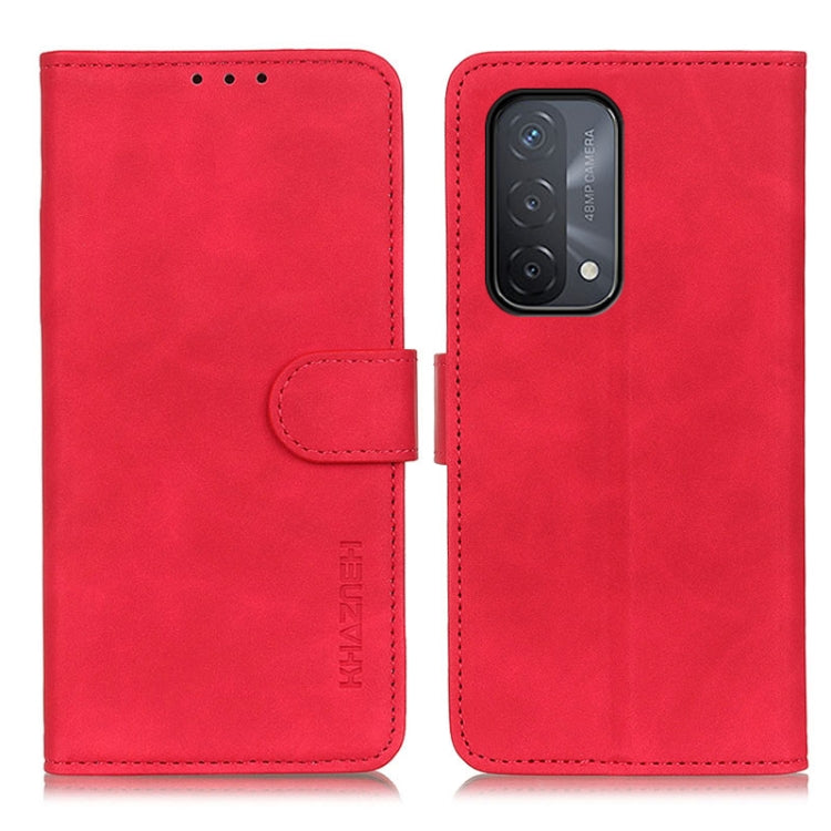 KHAZNEH Retro Texture PU + TPU Horizontal Flip Leather Case with Holder &amp; Card Slots &amp; Wallet, For OnePlus 9R, For OPPO A54 4G, For OPPO A93 5G / A54 5G / A74 5G, For OPPO Realme 8 / 8 Pro