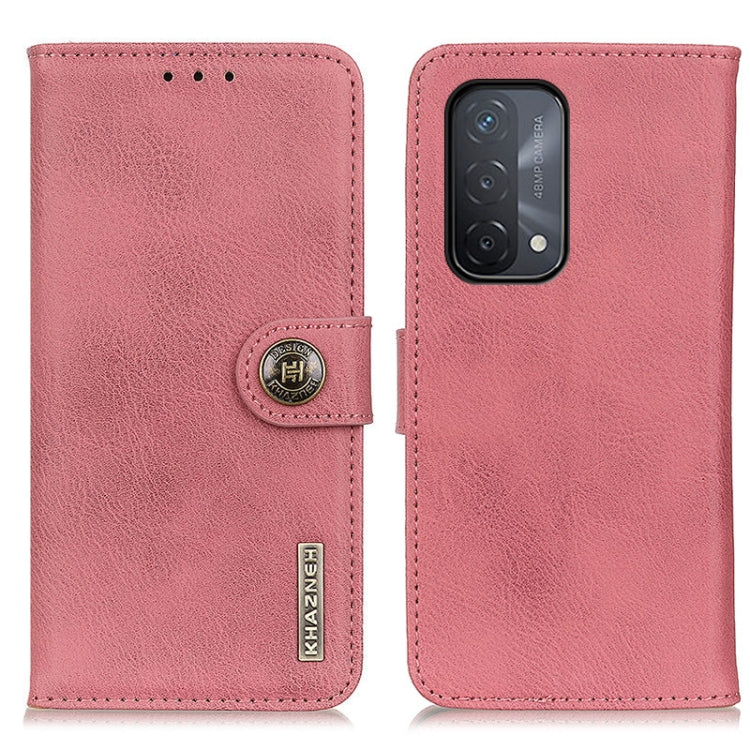 KHAZNEH Cowhide Texture Horizontal Flip Leather Case with Holder & Card Slots & Wallet, For OnePlus 9R, For OPPO A54 4G, For OPPO A93 5G / A54 5G / A74 5G, For OPPO Realme 8 / 8 Pro