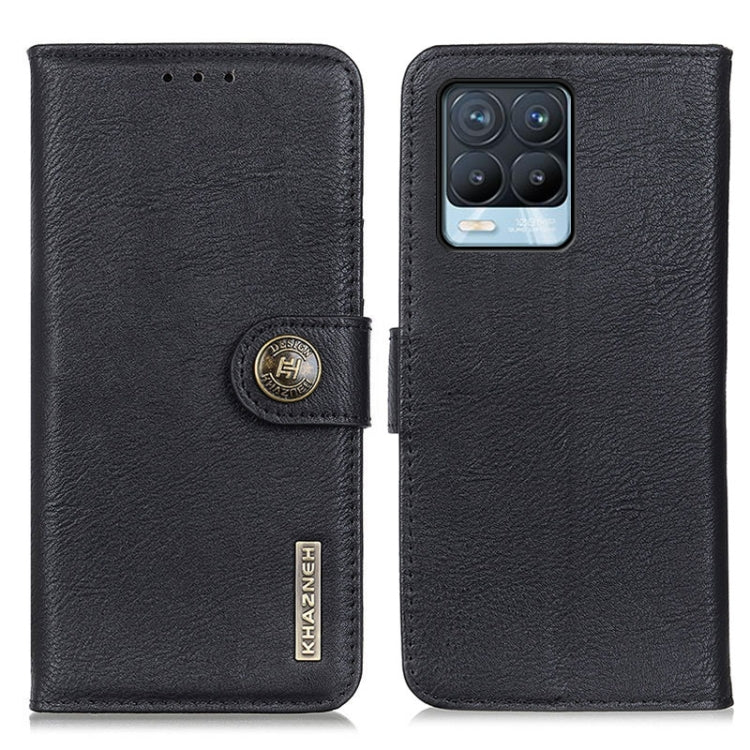 KHAZNEH Cowhide Texture Horizontal Flip Leather Case with Holder & Card Slots & Wallet, For OnePlus 9R, For OPPO A54 4G, For OPPO A93 5G / A54 5G / A74 5G, For OPPO Realme 8 / 8 Pro