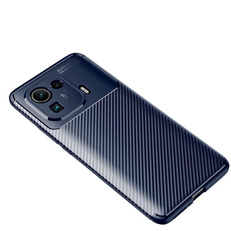 Carbon Fiber Texture Shockproof TPU Case, For Xiaomi 11 Pro