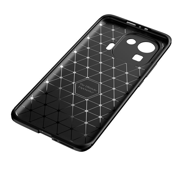 Carbon Fiber Texture Shockproof TPU Case, For Xiaomi 11 Pro