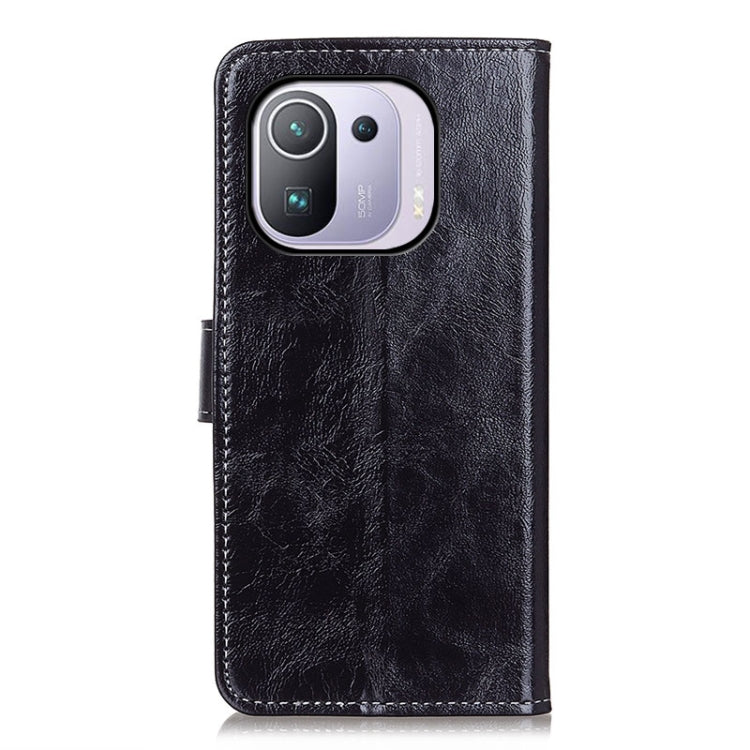 Retro Crazy Horse Texture Horizontal Flip Leather Case with Holder & Card Slots & Photo Frame & Wallet, For Xiaomi Mi 11 Pro 5G / 4G, For Xiaomi Mi 11 Lite 5G / 4G, For OPPO F19 Pro+ 5G / Reno5 Z