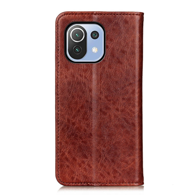 Magnetic Crazy Horse Texture Horizontal Flip Leather Case with Holder & Card Slots & Wallet, For Xiaomi Mi 11 Lite 5G / 4G, For Xiaomi Mi 11 Pro 5G / 4G, For OPPO F19 Pro+ 5G / Reno5 Z, For Nokia 1.4