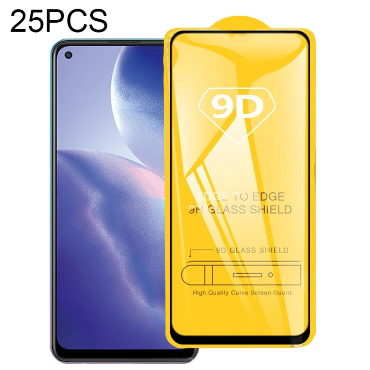 For OPPO A74 5G 25pcs 9D Full Glue Full Screen Tempered Glass Film, For OPPO Reno5 Z (25 PCS), For OPPO A74 5G (25 PCS), For OPPO F19 (25 PCS), For OPPO A54 (25 PCS), For OPPO Find X3 Lite (25 PCS), For OPPO F19 Pro / F19 Pro+ (25 PCS)