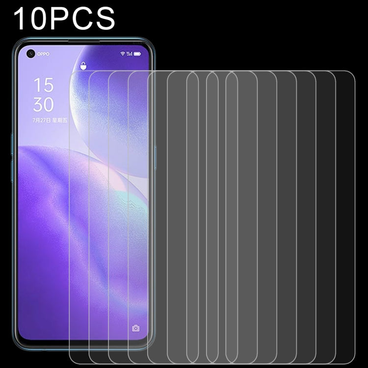 10pcs 0.26mm 9H 2.5D Tempered Glass Film, For OPPO Reno5 Z (10 PCS), For OPPO A74 5G (10 PCS), For OPPO F19 (10 PCS), For OPPO A54 (10 PCS), For OPPO Find X3 Lite (10 PCS), For OPPO F19 Pro / F19 Pro+ (10 PCS), For OPPO Reno5 Lite (10 PCS)