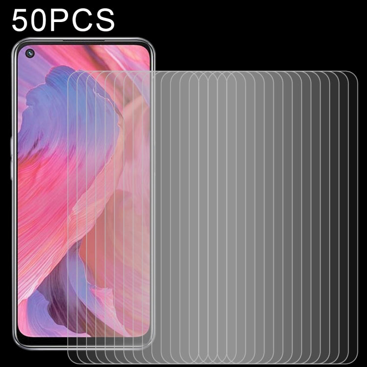 50pcs 0.26mm 9H 2.5D Tempered Glass Film, For OPPO Reno5 Z (50 PCS), For OPPO A74 5G (50 PCS), For OPPO F19 (50 PCS), For OPPO A54 (50 PCS), For OPPO Find X3 Lite (50 PCS), For OPPO F19 Pro / F19 Pro+ (50 PCS), For OPPO Reno5 Lite (50 PCS)