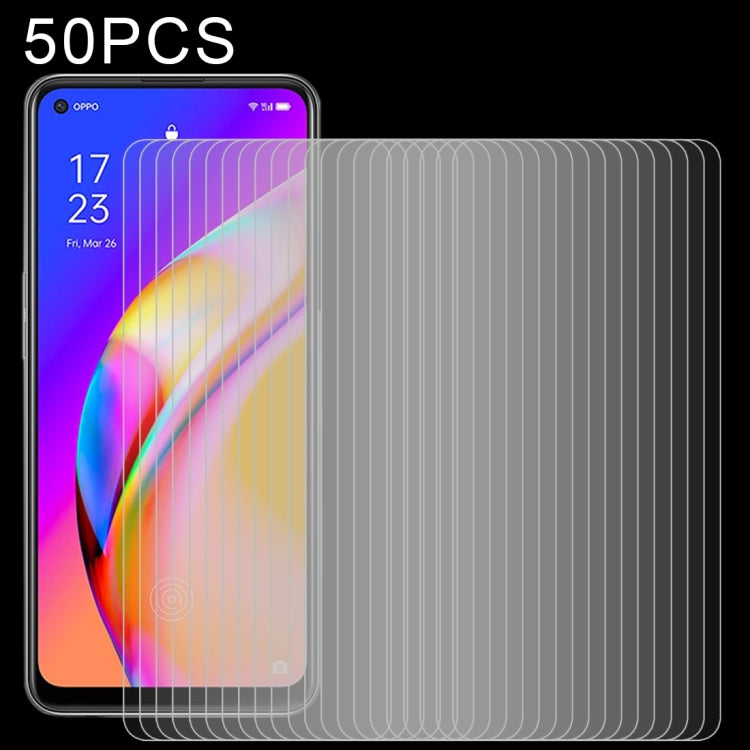 50pcs 0.26mm 9H 2.5D Tempered Glass Film, For OPPO Reno5 Z (50 PCS), For OPPO A74 5G (50 PCS), For OPPO F19 (50 PCS), For OPPO A54 (50 PCS), For OPPO Find X3 Lite (50 PCS), For OPPO F19 Pro / F19 Pro+ (50 PCS), For OPPO Reno5 Lite (50 PCS)