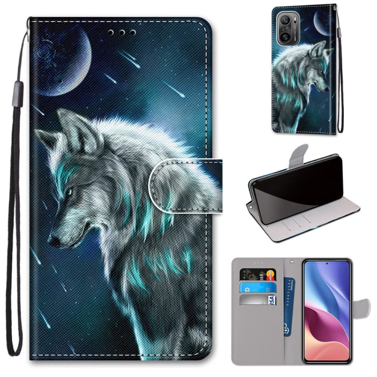 Colored Drawing Cross Texture Horizontal Flip PU Leather Case with Holder &amp; Card Slots &amp; Wallet &amp; Lanyard, Series 1