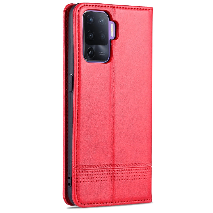 AZNS Magnetic Calf Texture Horizontal Flip Leather Case with Card Slots &amp; Holder &amp; Wallet, For OPPO A94 / F19 Pro / Reno5 Lite, For Xiaomi Mi 11 Ultra
