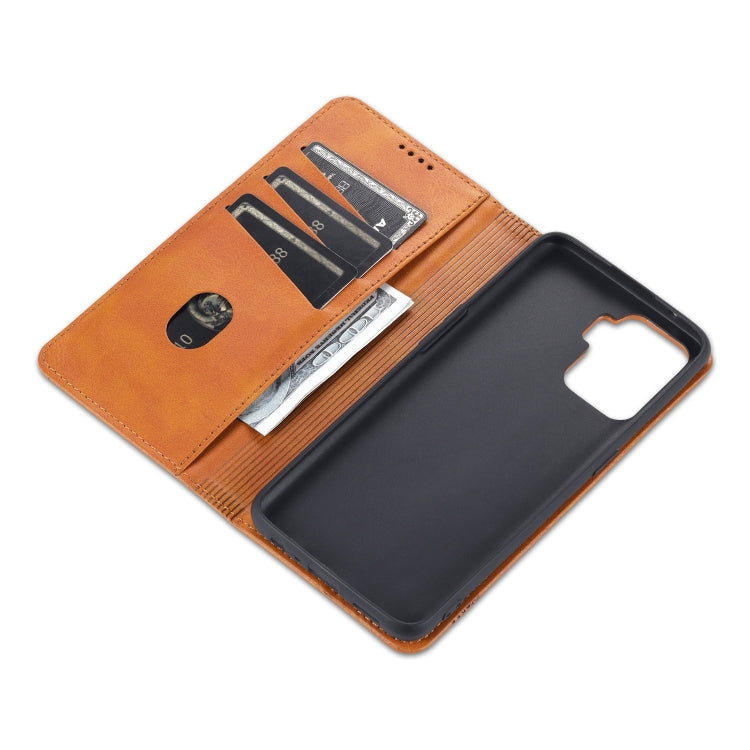 AZNS Magnetic Calf Texture Horizontal Flip Leather Case with Card Slots & Holder & Wallet, For OPPO A94 / F19 Pro / Reno5 Lite, For Xiaomi Mi 11 Ultra