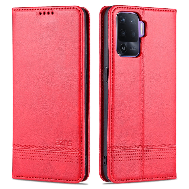 AZNS Magnetic Calf Texture Horizontal Flip Leather Case with Card Slots & Holder & Wallet, For OPPO A94 / F19 Pro / Reno5 Lite, For Xiaomi Mi 11 Ultra