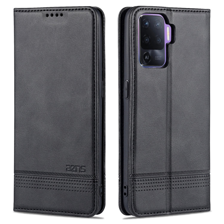 AZNS Magnetic Calf Texture Horizontal Flip Leather Case with Card Slots & Holder & Wallet, For OPPO A94 / F19 Pro / Reno5 Lite, For Xiaomi Mi 11 Ultra