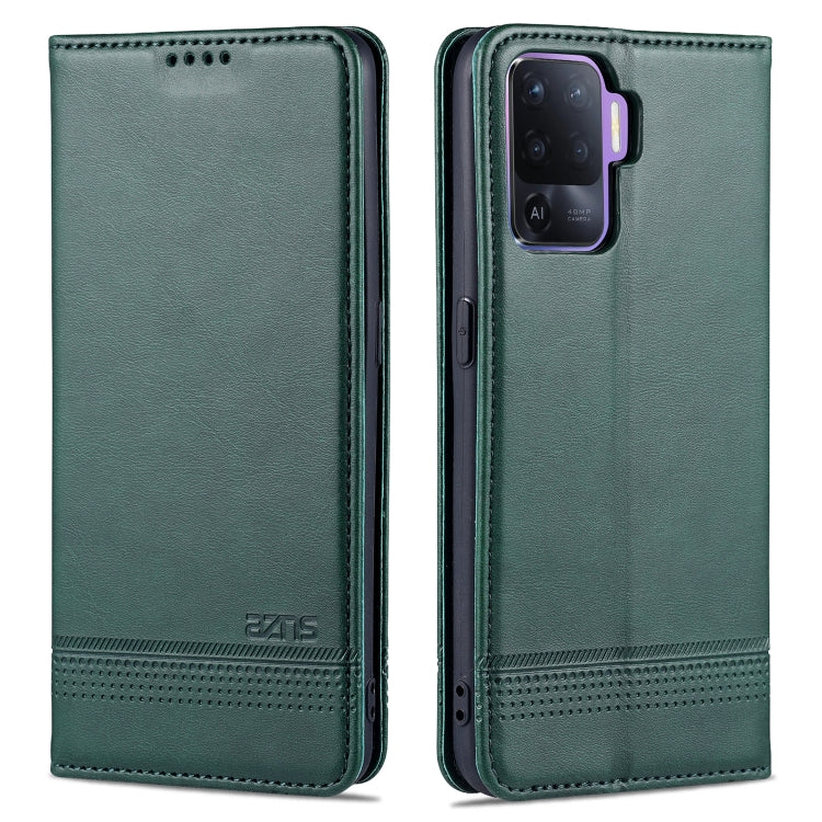 AZNS Magnetic Calf Texture Horizontal Flip Leather Case with Card Slots &amp; Holder &amp; Wallet, For OPPO A94 / F19 Pro / Reno5 Lite, For Xiaomi Mi 11 Ultra
