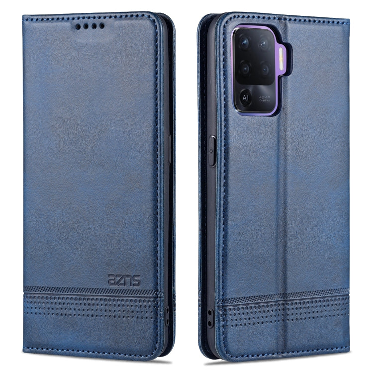 AZNS Magnetic Calf Texture Horizontal Flip Leather Case with Card Slots &amp; Holder &amp; Wallet, For OPPO A94 / F19 Pro / Reno5 Lite, For Xiaomi Mi 11 Ultra