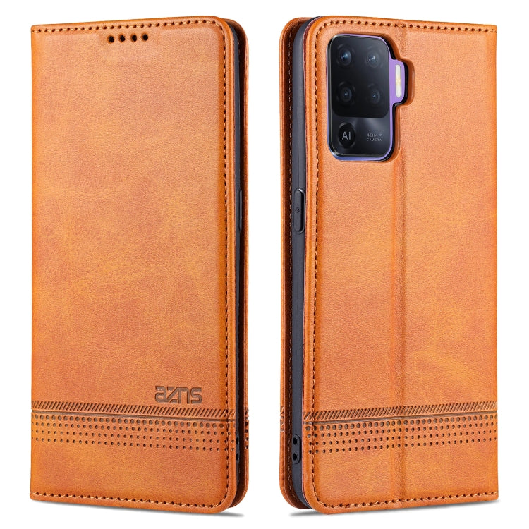 AZNS Magnetic Calf Texture Horizontal Flip Leather Case with Card Slots & Holder & Wallet, For OPPO A94 / F19 Pro / Reno5 Lite, For Xiaomi Mi 11 Ultra