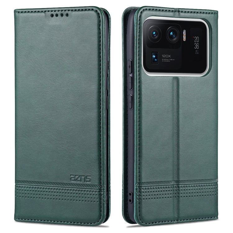 AZNS Magnetic Calf Texture Horizontal Flip Leather Case with Card Slots & Holder & Wallet, For OPPO A94 / F19 Pro / Reno5 Lite, For Xiaomi Mi 11 Ultra