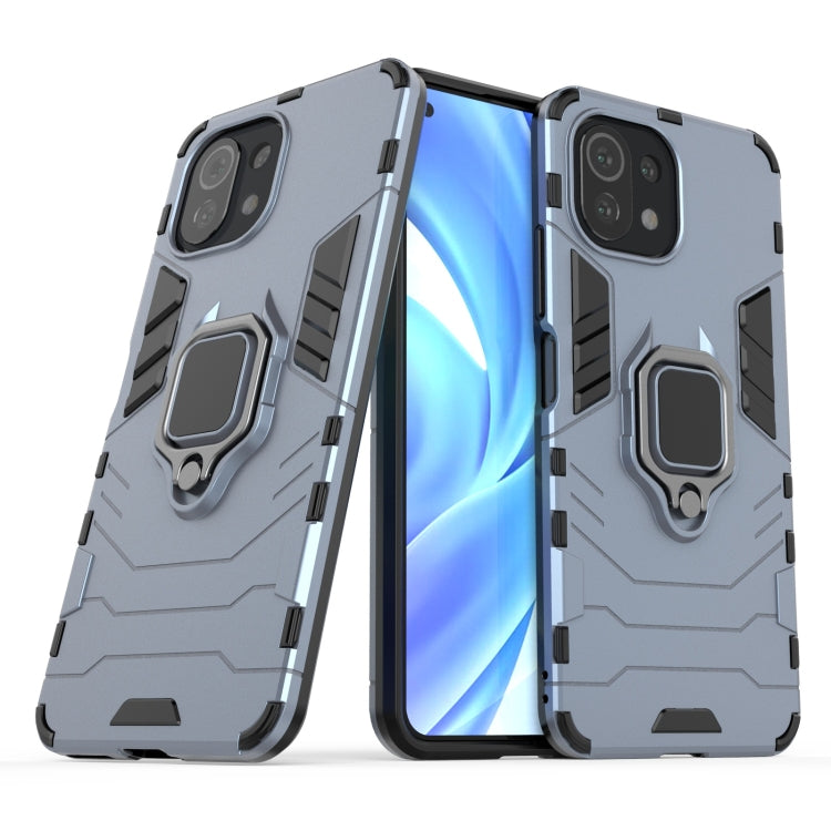 Shockproof PC + TPU Protective Case with Magnetic Ring Holder, For OnePlus 9R, For OPPO Realme 8, For Xiaomi Mi 11 Lite