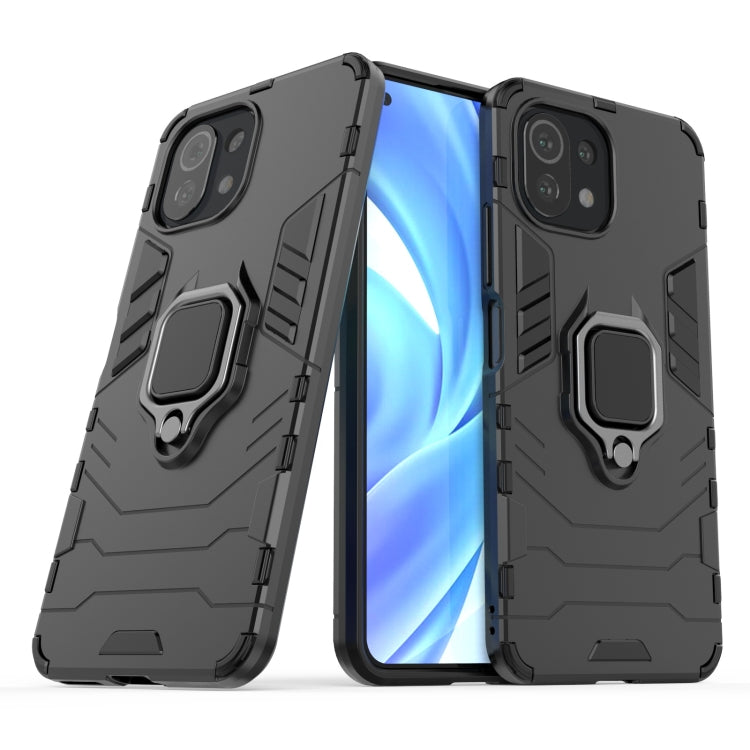 Shockproof PC + TPU Protective Case with Magnetic Ring Holder, For OnePlus 9R, For OPPO Realme 8, For Xiaomi Mi 11 Lite