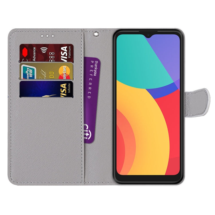 Colored Drawing Cross Texture Horizontal Flip PU Leather Case with Holder &amp; Card Slots &amp; Wallet &amp; Lanyard, Series 1