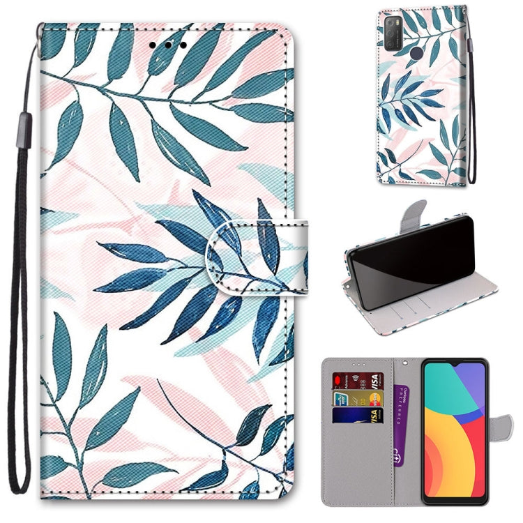 Coloured Drawing Cross Texture Horizontal Flip PU Leather Case with Holder & Card Slots & Wallet & Lanyard, Series 1