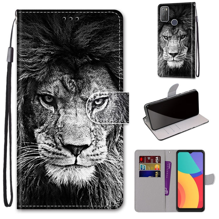 Coloured Drawing Cross Texture Horizontal Flip PU Leather Case with Holder & Card Slots & Wallet & Lanyard, Series 1