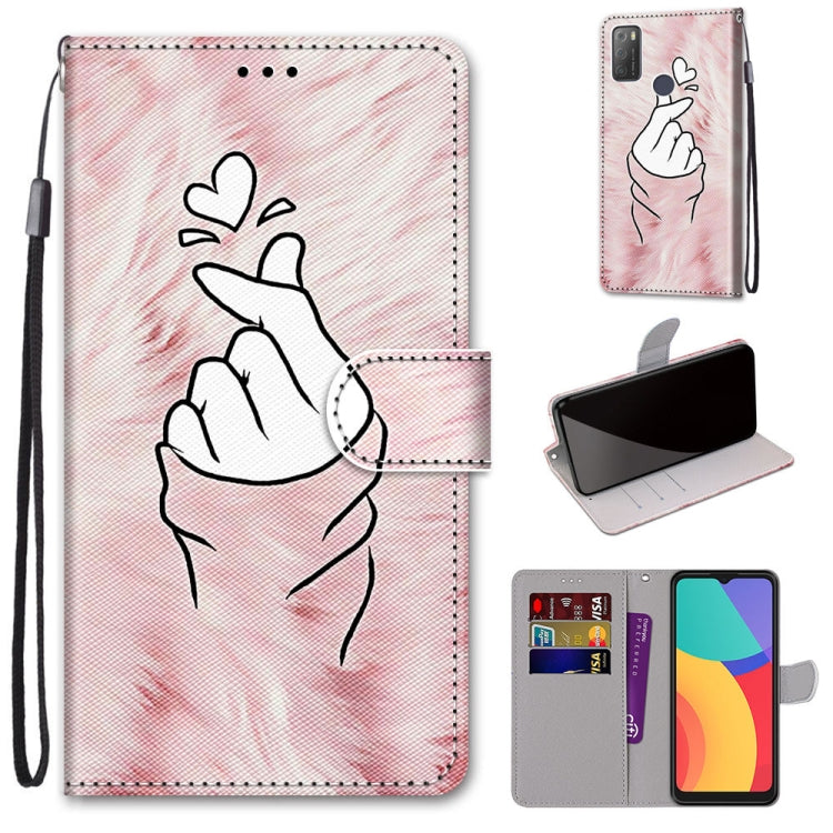 Coloured Drawing Cross Texture Horizontal Flip PU Leather Case with Holder & Card Slots & Wallet & Lanyard, Series 1