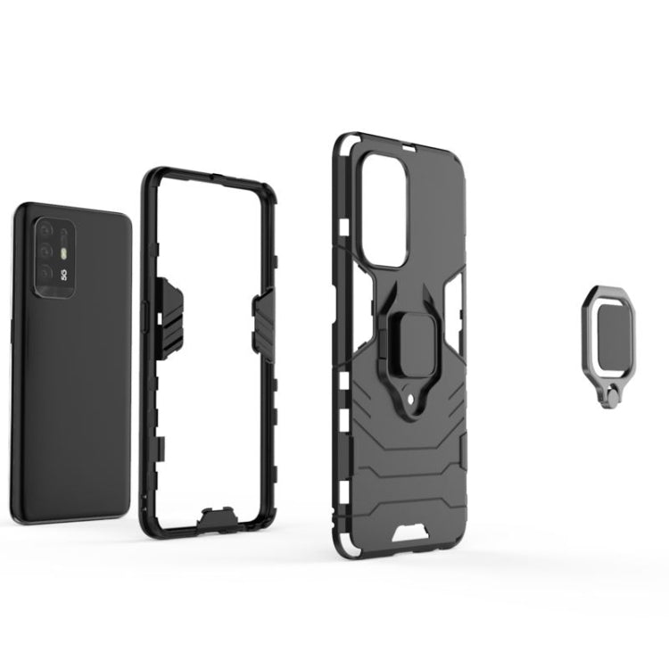 Shockproof PC + TPU Protective Case with Magnetic Ring Holde, For OPPO Reno5 Z 5G, For vivo iQOO Z3 5G