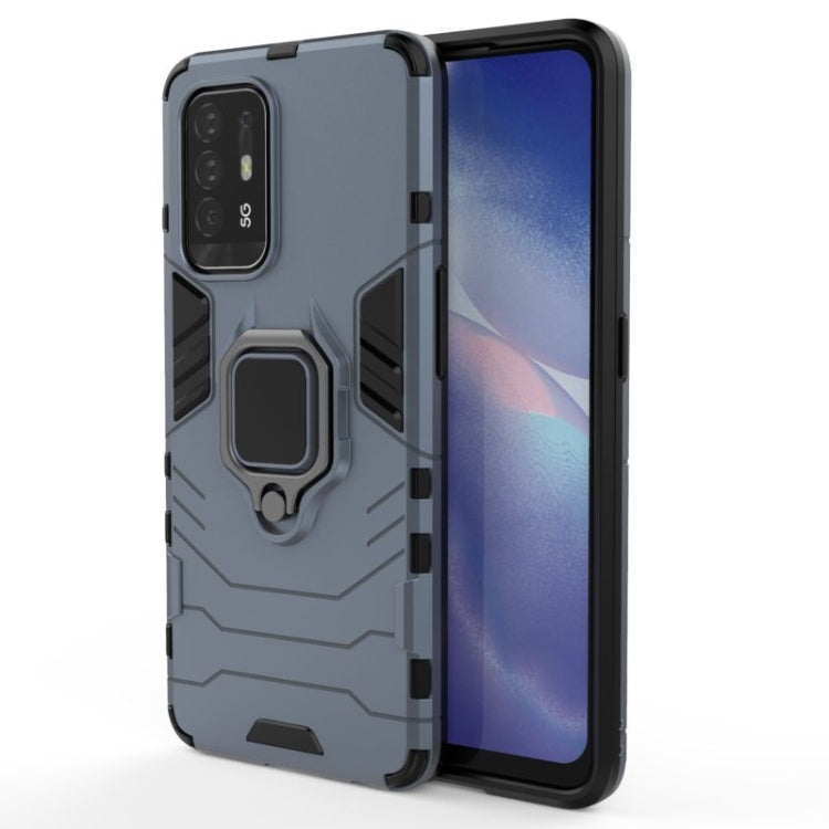 Shockproof PC + TPU Protective Case with Magnetic Ring Holde, For OPPO Reno5 Z 5G, For vivo iQOO Z3 5G