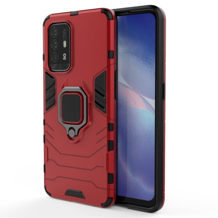 Shockproof PC + TPU Protective Case with Magnetic Ring Holde, For OPPO Reno5 Z 5G, For vivo iQOO Z3 5G