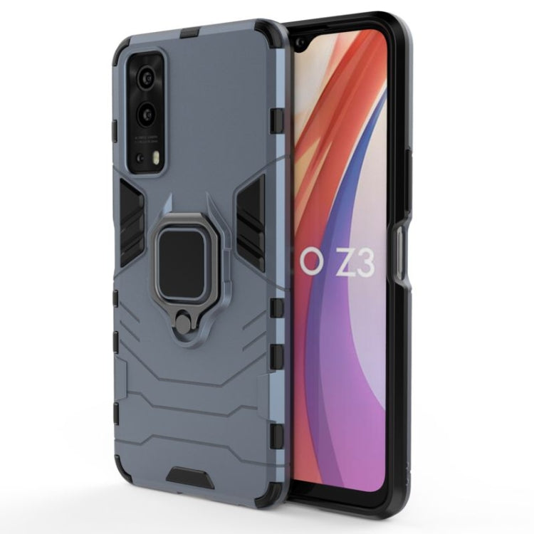 Shockproof PC + TPU Protective Case with Magnetic Ring Holde, For OPPO Reno5 Z 5G, For vivo iQOO Z3 5G