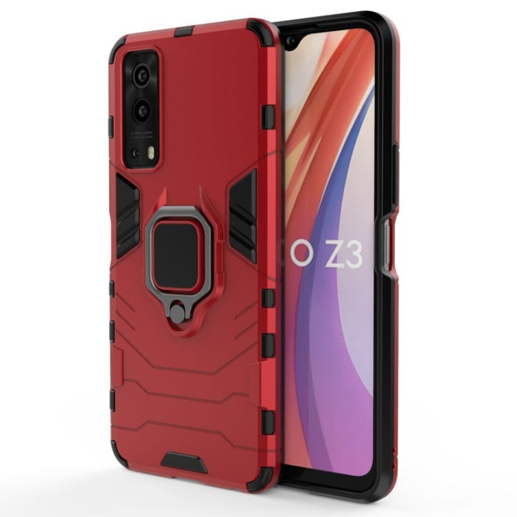 Shockproof PC + TPU Protective Case with Magnetic Ring Holde, For OPPO Reno5 Z 5G, For vivo iQOO Z3 5G