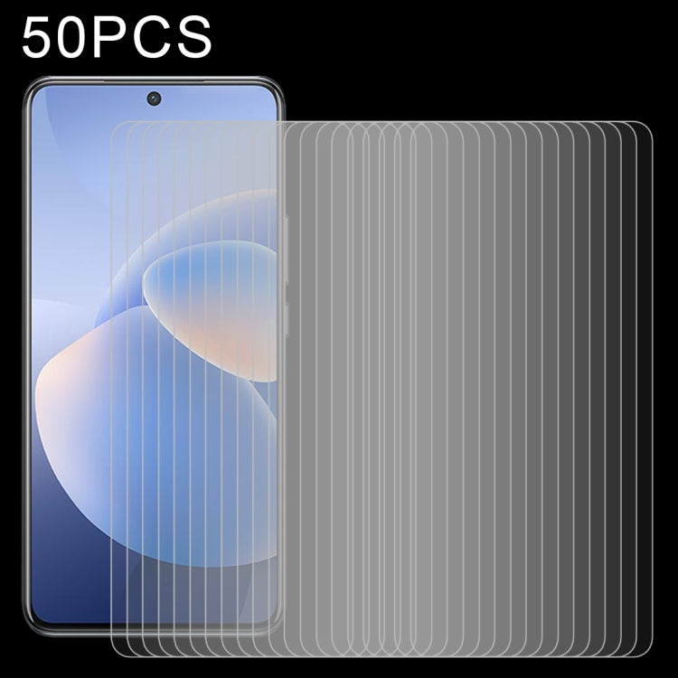 50 PCS 0.26mm 9H 2.5D Tempered Glass Film, For vivo Y20s [G] (50 PCS), For vivo X60 (50 PCS), For vivo iQOO Z3 (50 PCS), For vivo Y72 5G / Y02 / Y02s / Y35 5G (50 PCS), For vivo iQOO Neo5 (50 PCS), For vivo S9 (50 PCS), For vivo S9e (50PCS)