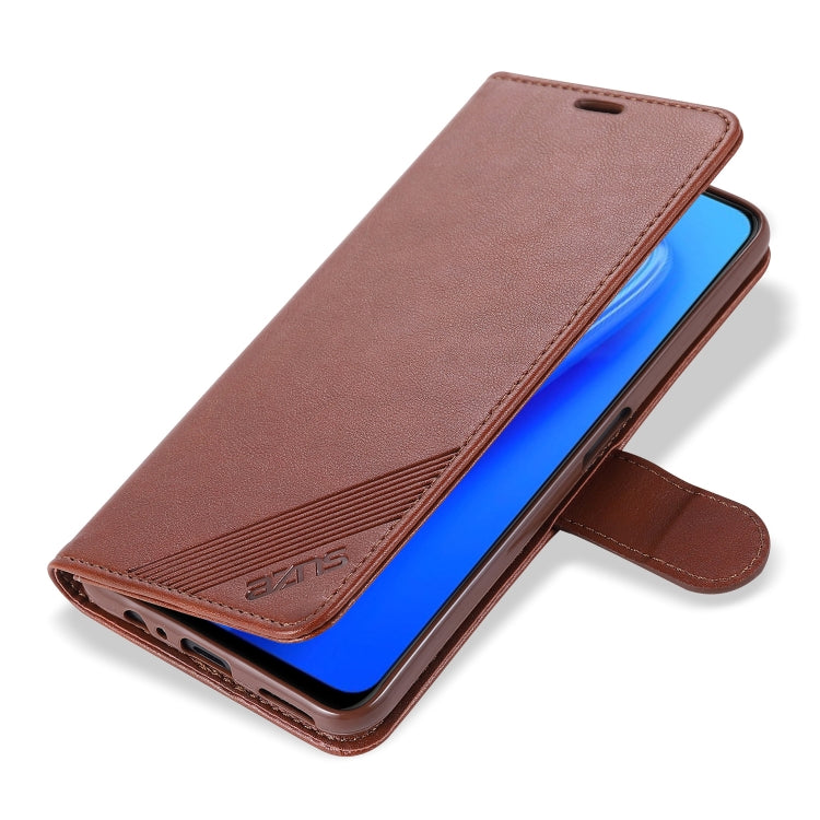 AZNS Sheepskin Texture Horizontal Flip Leather Case with Holder & Card Slots & Wallet, For OPPO A55 5G, For OPPO A93 5G, For OPPO A74 5G