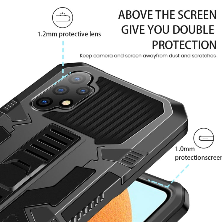 Vanguard Warrior All Inclusive Double-color Shockproof TPU + PC Protective Case with Holder, For OPPO A54 4G, For OPPO Realme 8 / 8 Pro, For Redmi Note 10 Pro Max, For Redmi Note 10 Pro, For Samsung Galaxy A32 4G