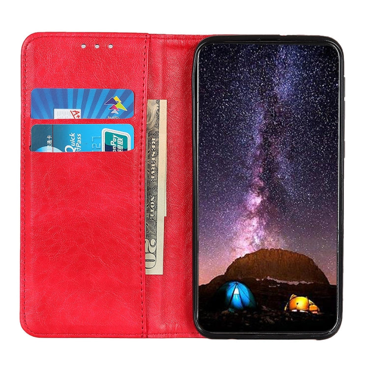 Magnetic Crazy Horse Texture Horizontal Flip Leather Case with Holder & Card Slots & Wallet, For OPPO F19 / A74 4G, For Asus ROG Phone 5, For Asus ROG Phone 5 Ultimate, For Asus ROG Phone 5 Pro, For Samsung Galaxy A22 4G(EU Version)