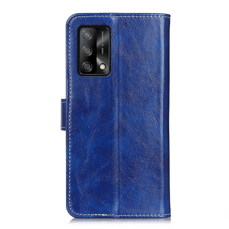 Retro Crazy Horse Texture Horizontal Flip Leather Case with Holder & Card Slots & Photo Frame & Wallet, For OPPO F19 / A74 4G, For Samsung Galaxy A22 4G(EU Version), For Samsung Galaxy A22 5G(EU Version)