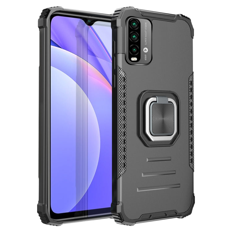 Fierce Warrior Series Armor All-inclusive Shockproof Aluminum Alloy + TPU Protective Case with Ring Holder, For Xiaomi Redmi Note 9 4G, For Xiaomi Redmi 9A, For Xiaomi Mi 10T Pro 5G, For Xiaomi Mi 11, For Motorola Moto G9 Power, For Motorola Moto G9 Plus