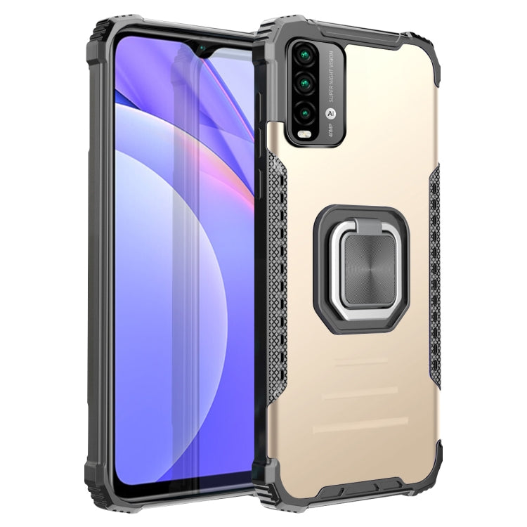 Fierce Warrior Series Armor All-inclusive Shockproof Aluminum Alloy + TPU Protective Case with Ring Holder, For Xiaomi Redmi Note 9 4G, For Xiaomi Redmi 9A, For Xiaomi Mi 10T Pro 5G, For Xiaomi Mi 11, For Motorola Moto G9 Power, For Motorola Moto G9 Plus