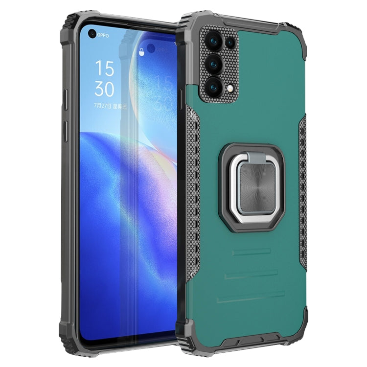 Fierce Warrior Series Armor All-inclusive Shockproof Aluminum Alloy + TPU Protective Case with Ring Holder, For OPPO Reno4 F, For OPPO Reno 5, For OPPO Realme 7 Pro, For OPPO Realme 5, For Tecno Spark 6 Go, For vivo Y20 / Y20i