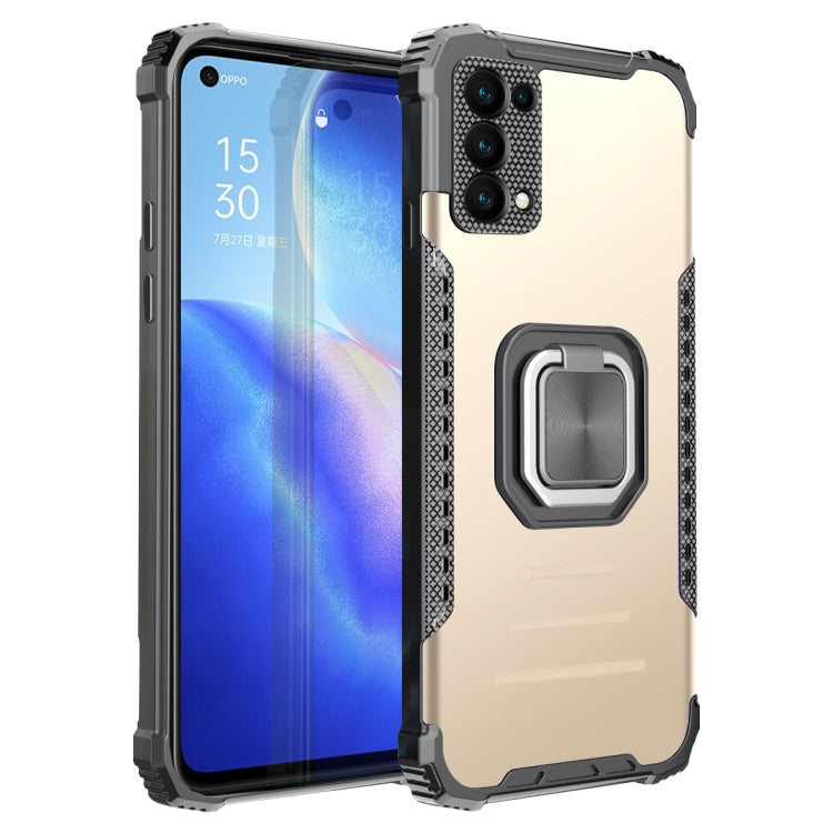 Fierce Warrior Series Armor All-inclusive Shockproof Aluminum Alloy + TPU Protective Case with Ring Holder, For OPPO Reno4 F, For OPPO Reno 5, For OPPO Realme 7 Pro, For OPPO Realme 5, For Tecno Spark 6 Go, For vivo Y20 / Y20i