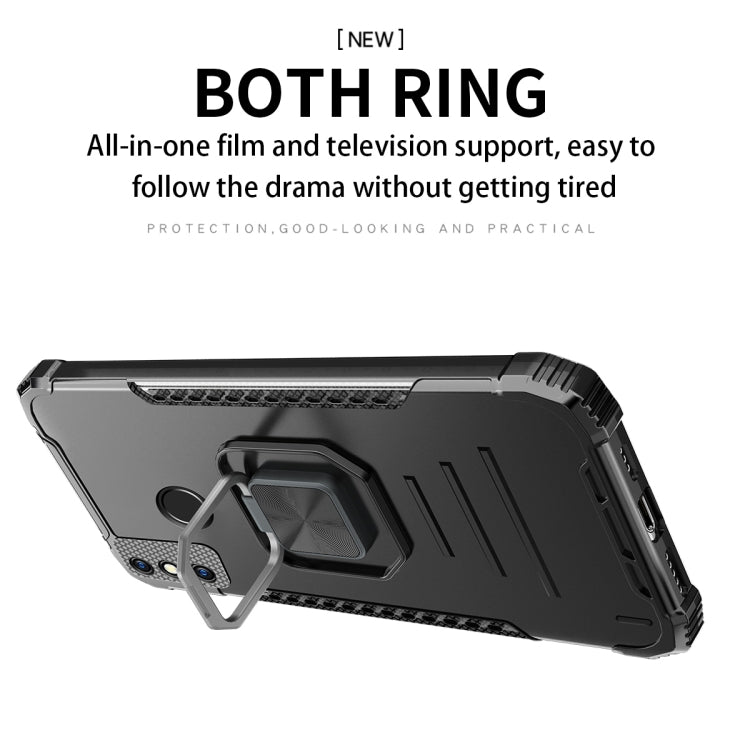 Fierce Warrior Series Armor All-inclusive Shockproof Aluminum Alloy + TPU Protective Case with Ring Holder, For Tecno Spark 6 Go