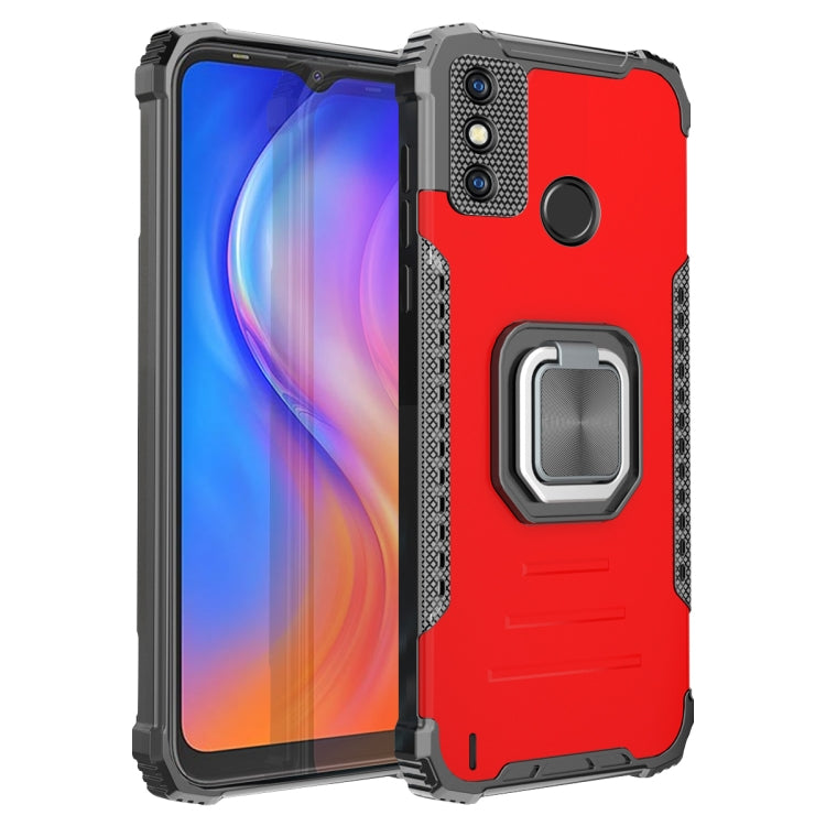 Fierce Warrior Series Armor All-inclusive Shockproof Aluminum Alloy + TPU Protective Case with Ring Holder, For OPPO Reno4 F, For OPPO Reno 5, For OPPO Realme 7 Pro, For OPPO Realme 5, For Tecno Spark 6 Go, For vivo Y20 / Y20i