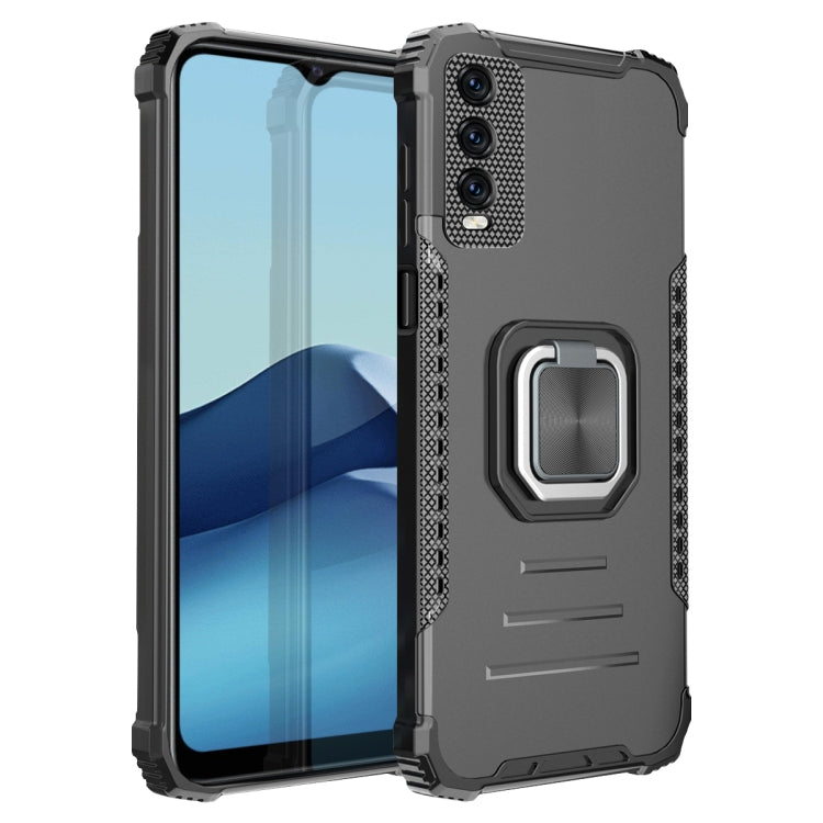 Fierce Warrior Series Armor All-inclusive Shockproof Aluminum Alloy + TPU Protective Case with Ring Holder, For OPPO Reno4 F, For OPPO Reno 5, For OPPO Realme 7 Pro, For OPPO Realme 5, For Tecno Spark 6 Go, For vivo Y20 / Y20i