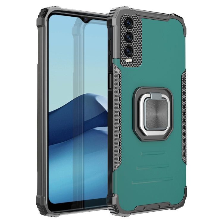 Fierce Warrior Series Armor All-inclusive Shockproof Aluminum Alloy + TPU Protective Case with Ring Holder, For OPPO Reno4 F, For OPPO Reno 5, For OPPO Realme 7 Pro, For OPPO Realme 5, For Tecno Spark 6 Go, For vivo Y20 / Y20i