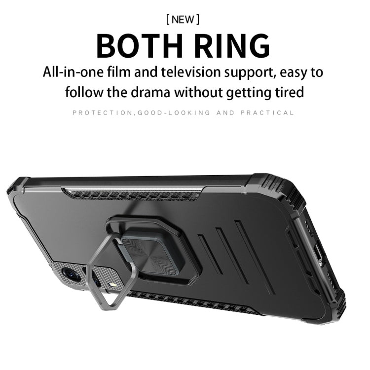 Fierce Warrior Series Armor All-inclusive Shockproof Aluminum Alloy + TPU Protective Case with Ring Holder, For vivo Y51(2020)