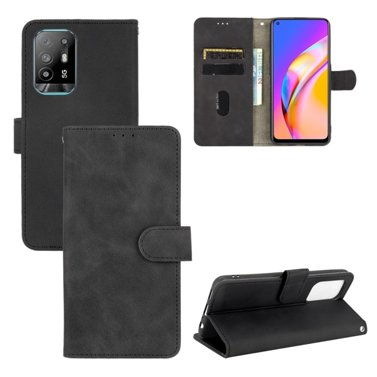 Solid Color Skin Feel Magnetic Buckle Horizontal Flip Calf Texture PU Leather Case with Holder & Card Slots & Wallet, For Samsung Galaxy S21 FE, For OPPO F19 Pro / A94, For HTC Desire 21 Pro 5G, For Realme 8 / Realme 8 Pro, For OPPO A54 4G