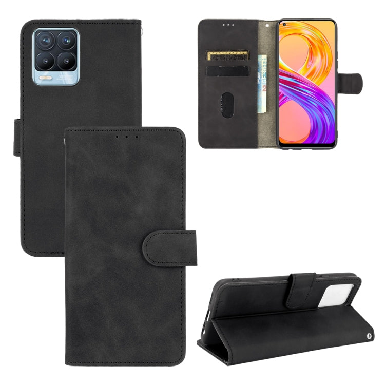 Solid Color Skin Feel Magnetic Buckle Horizontal Flip Calf Texture PU Leather Case with Holder & Card Slots & Wallet, For Realme 8 / Realme 8 Pro, For OPPO A54 4G, For Samsung Galaxy S21 FE, For OPPO F19 Pro / A94, For HTC Desire 21 Pro 5G