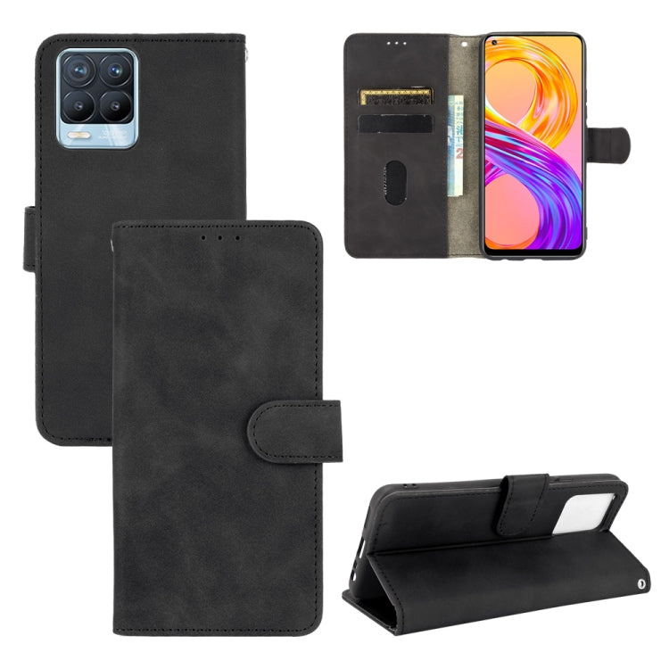 Solid Color Skin Feel Magnetic Buckle Horizontal Flip Calf Texture PU Leather Case with Holder & Card Slots & Wallet, For Samsung Galaxy S21 FE, For OPPO F19 Pro / A94, For HTC Desire 21 Pro 5G, For Realme 8 / Realme 8 Pro, For OPPO A54 4G