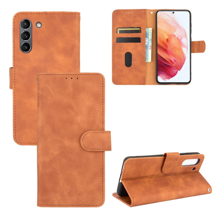 Solid Color Skin Feel Magnetic Buckle Horizontal Flip Calf Texture PU Leather Case with Holder & Card Slots & Wallet, For Realme 8 / Realme 8 Pro, For OPPO A54 4G, For Samsung Galaxy S21 FE, For OPPO F19 Pro / A94, For HTC Desire 21 Pro 5G